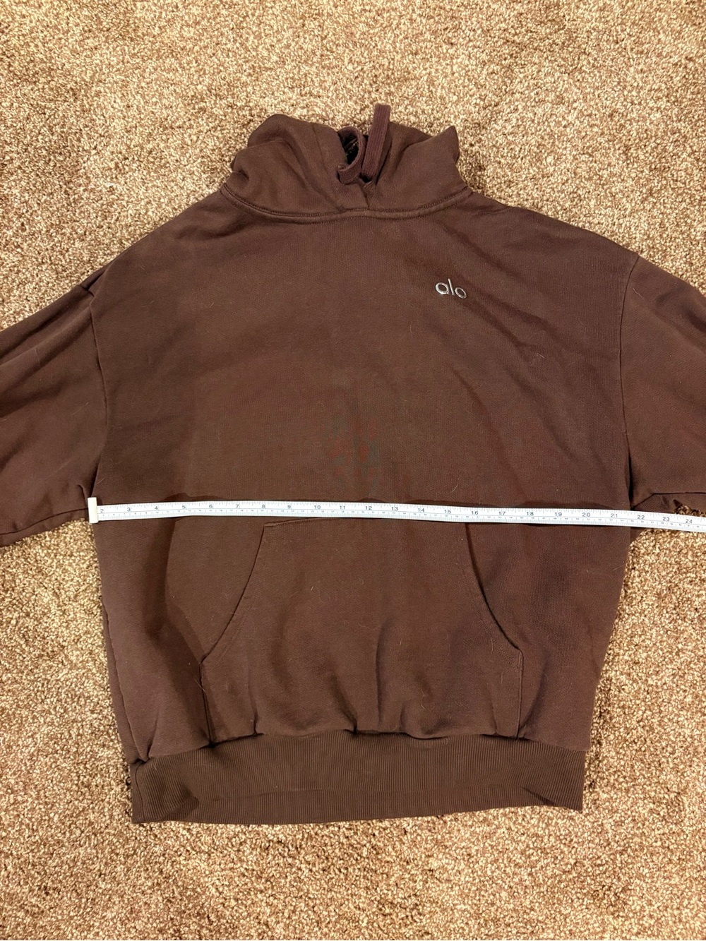Alo Accolade Espresso Logo Hoodie - Picture 2 of 2